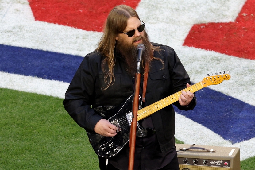 Watch Chris Stapleton's Performance of the National Anthem at the Super Bowl